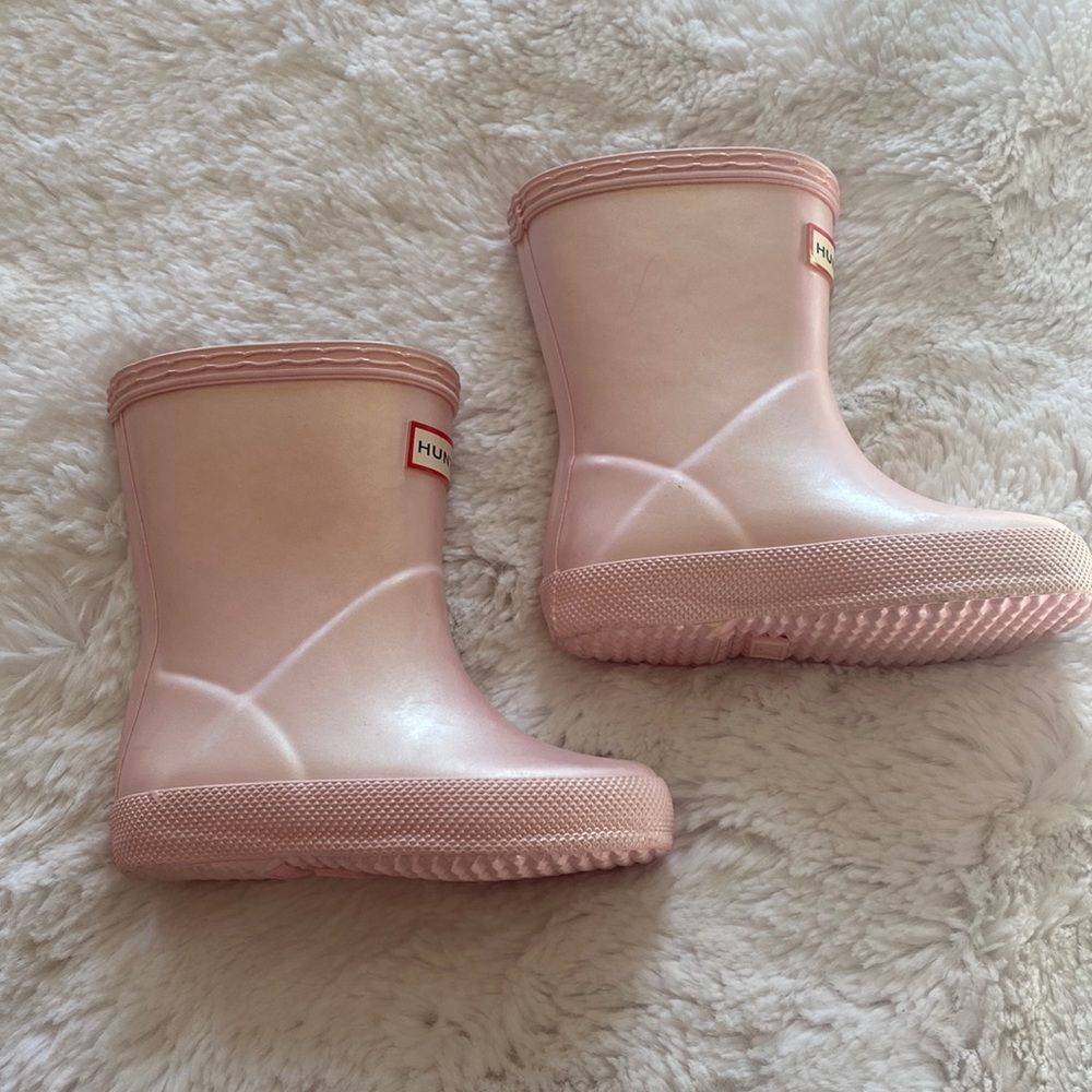 Hunter boots. Toddler size 4
